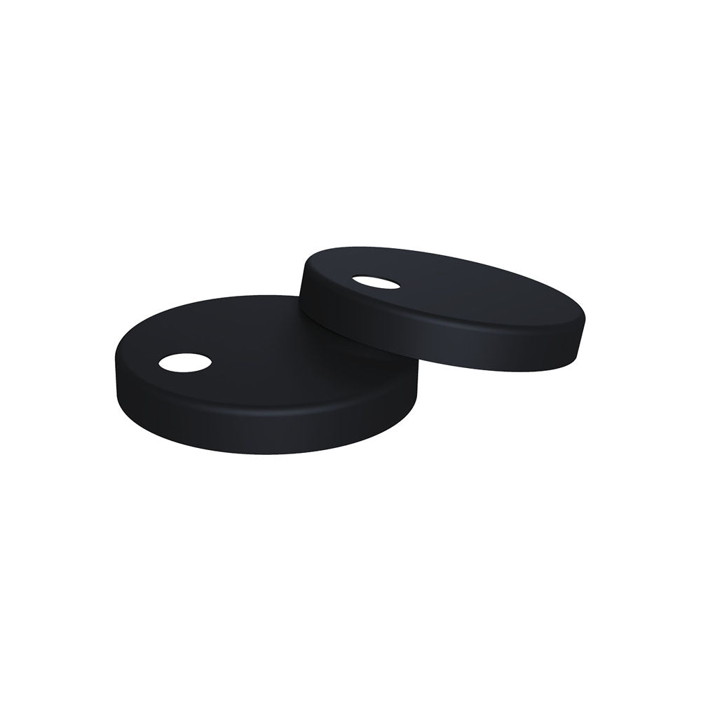Matte Black Seat Hinge Covers for Standard Seats