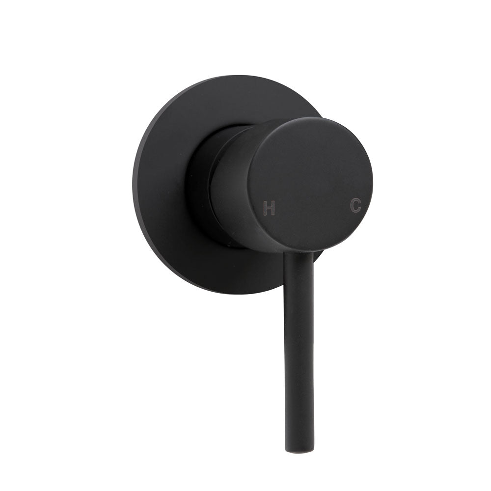 Hustle Wall Mixer, Round Plate