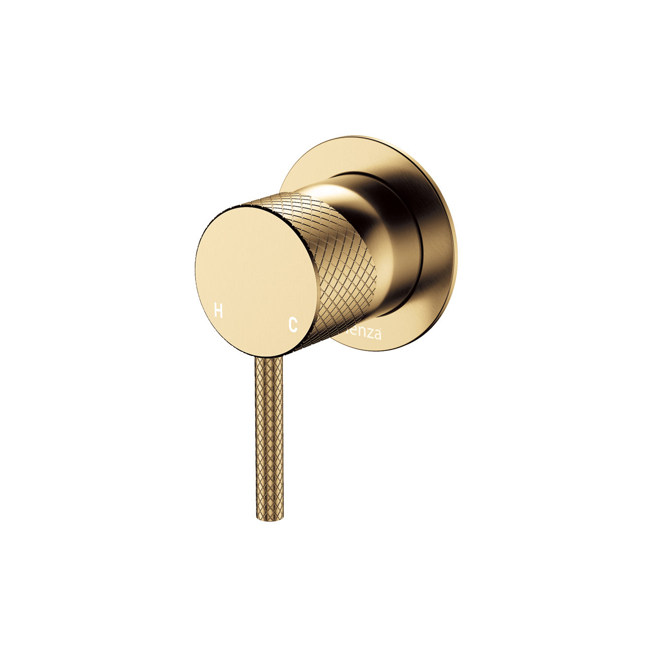 Axle Wall Mixer, Small Round Plate
