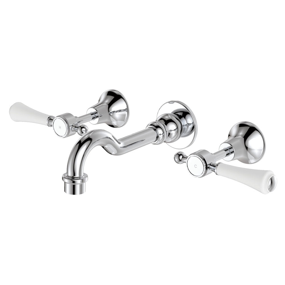 Lillian Lever Basin/Bath Wall Set