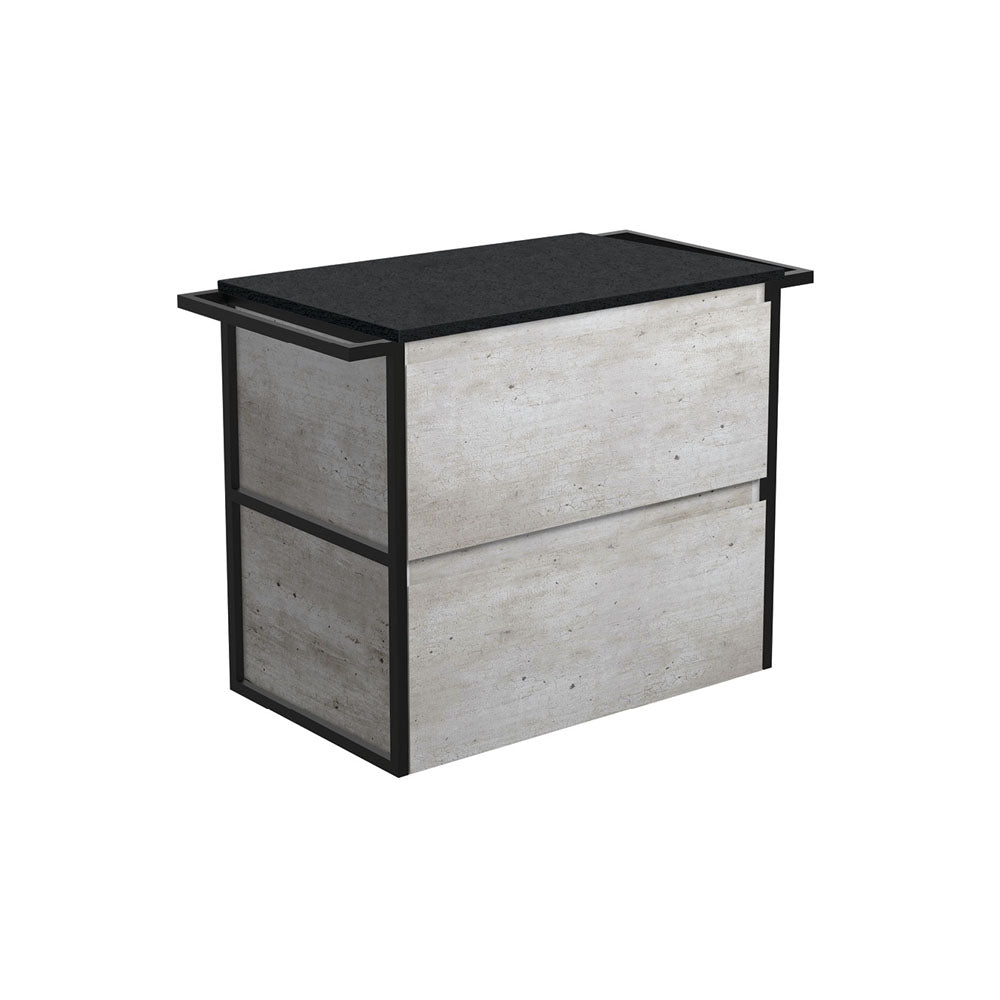 Amato Wall-Hung Cabinet With Panels