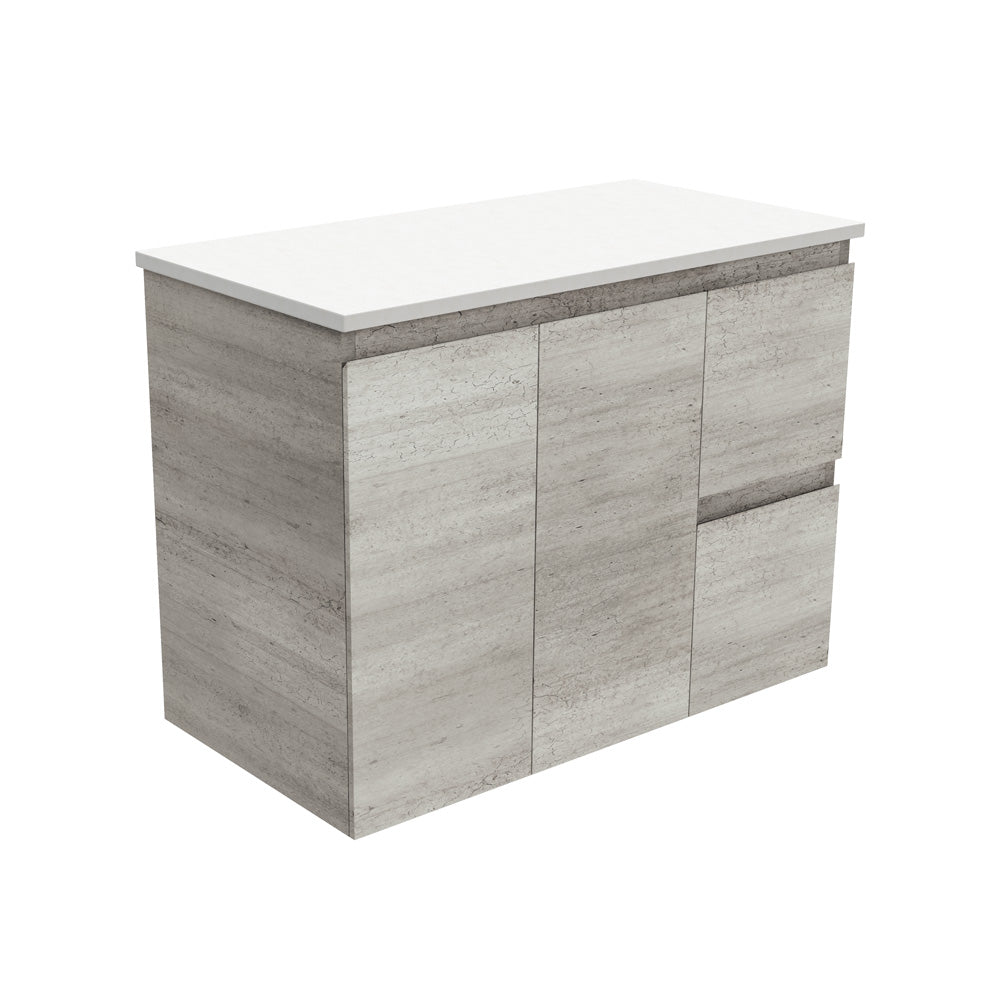 Edge Cabinet, with Drawers - Wall Hung