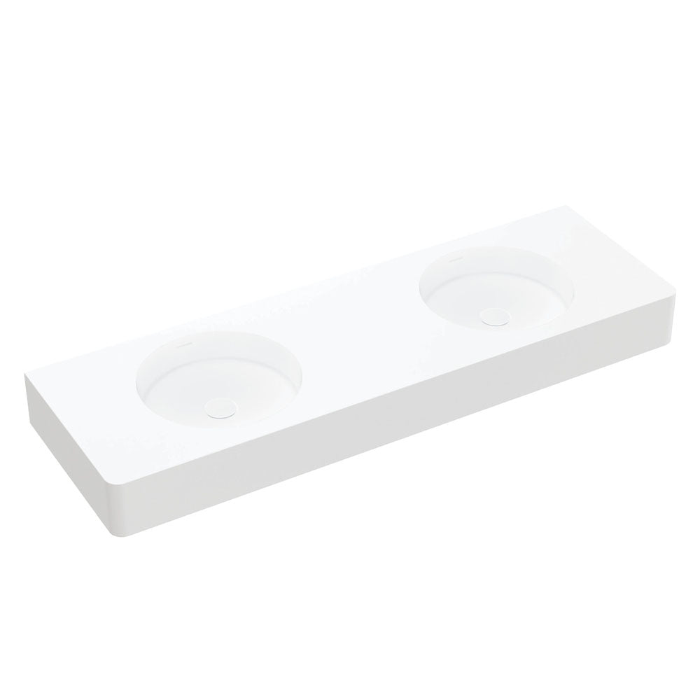 Encanto 1000 Solid Surface Wall Basin, 1 Tap Hole