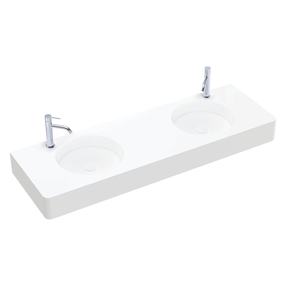 Encanto 1000 Solid Surface Wall Basin, 1 Tap Hole