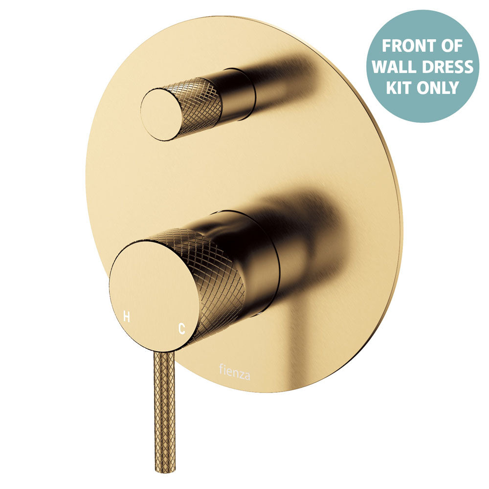 Axle Wall Diverter Mixer Dress Kit, Large Round Plate