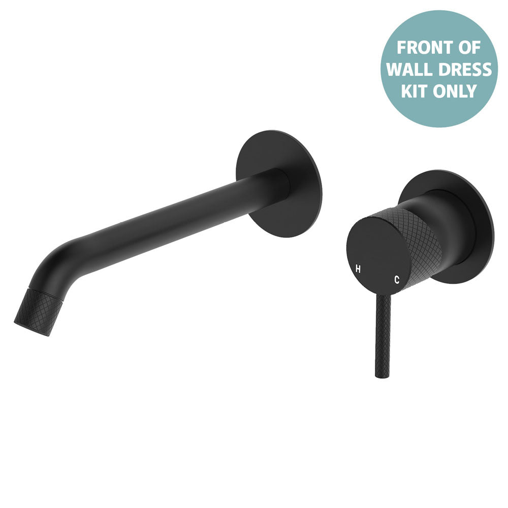 Axle Wall Basin/Bath Mixer Dress Kit, Round Plates