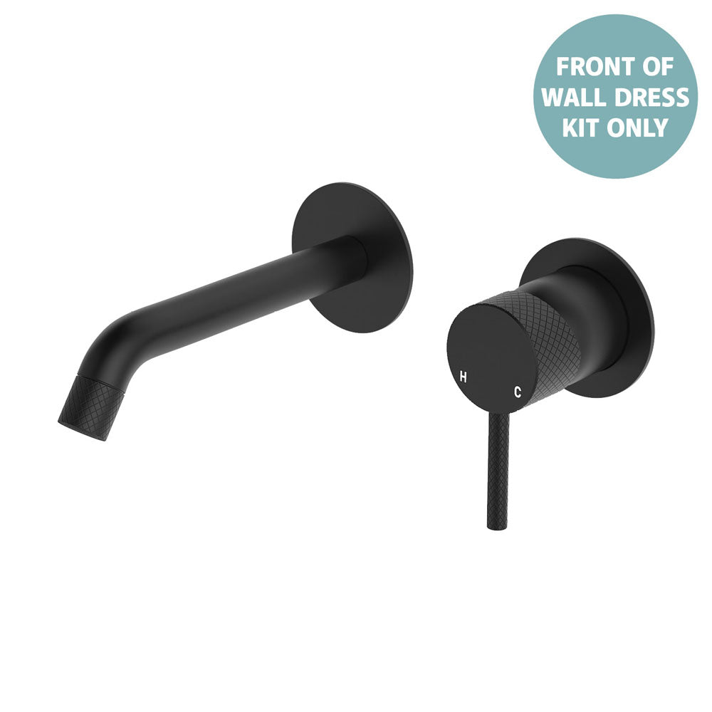 Axle Wall Basin/Bath Mixer Dress Kit, Round Plates