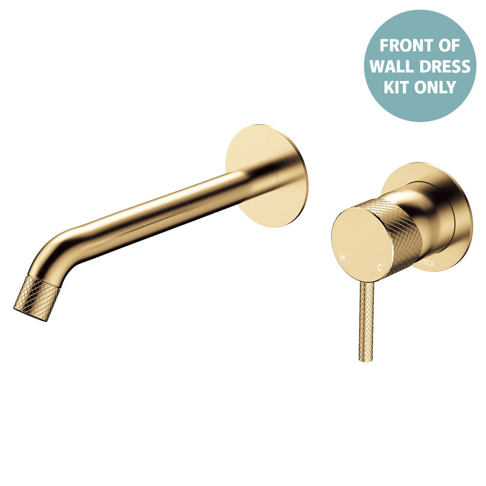 Axle Wall Basin/Bath Mixer Dress Kit, Round Plates