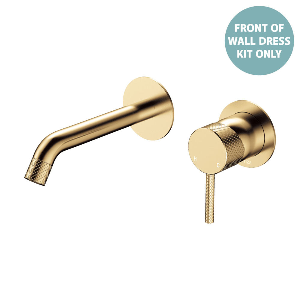 Axle Wall Basin/Bath Mixer Dress Kit, Round Plates