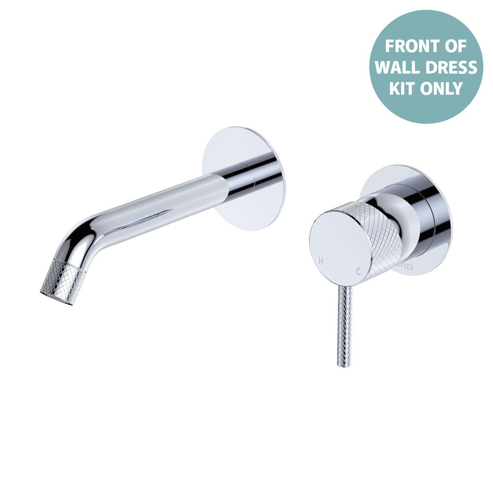 Axle Wall Basin/Bath Mixer Dress Kit, Round Plates