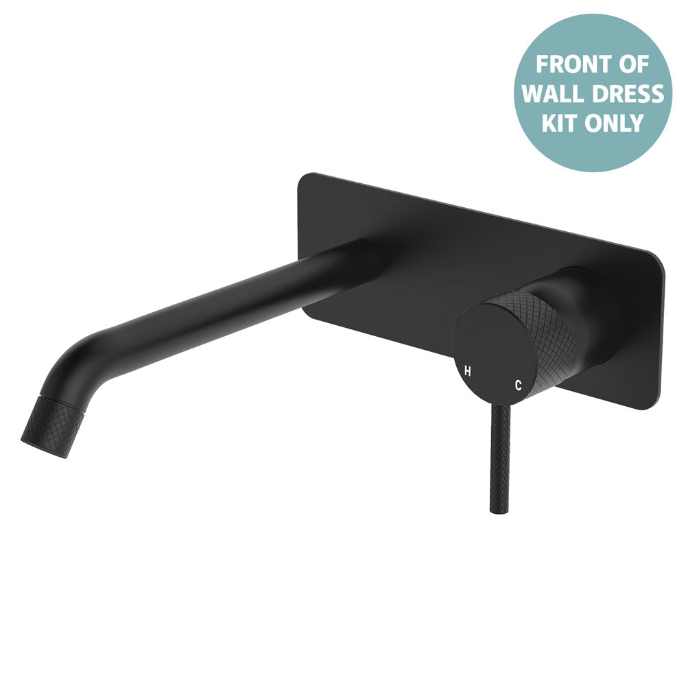 Axle Wall Basin/Bath Mixer Dress Kit, Rectangular Plate
