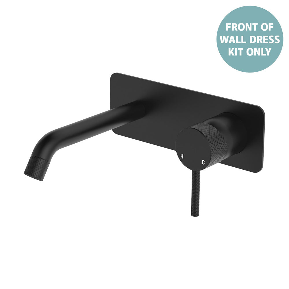 Axle Wall Basin/Bath Mixer Dress Kit, Rectangular Plate