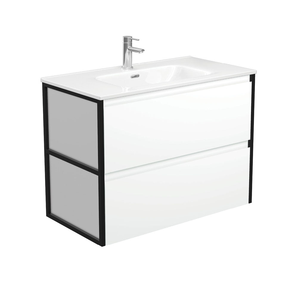 Joli Amato Vanity - Matte Black Frames