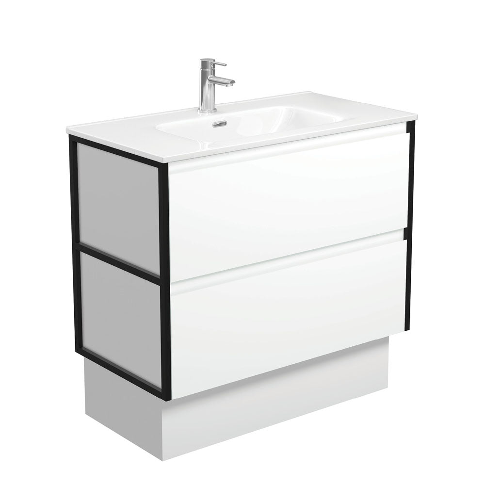 Joli Amato Vanity - Matte Black Frames