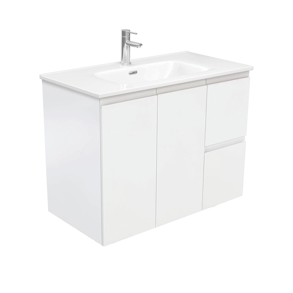 Joli Fingerpull Vanity - Left Drawers