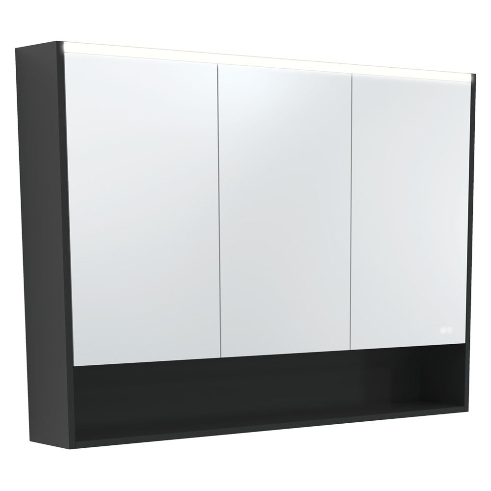 LED Mirror Cabinet with Display Shelf