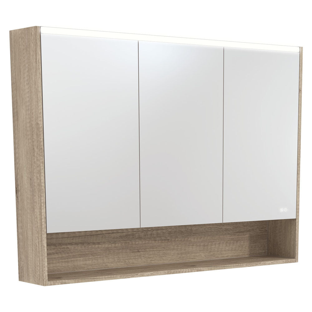 LED Mirror Cabinet with Display Shelf