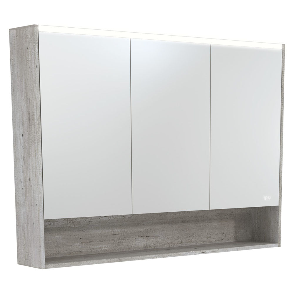 LED Mirror Cabinet with Display Shelf