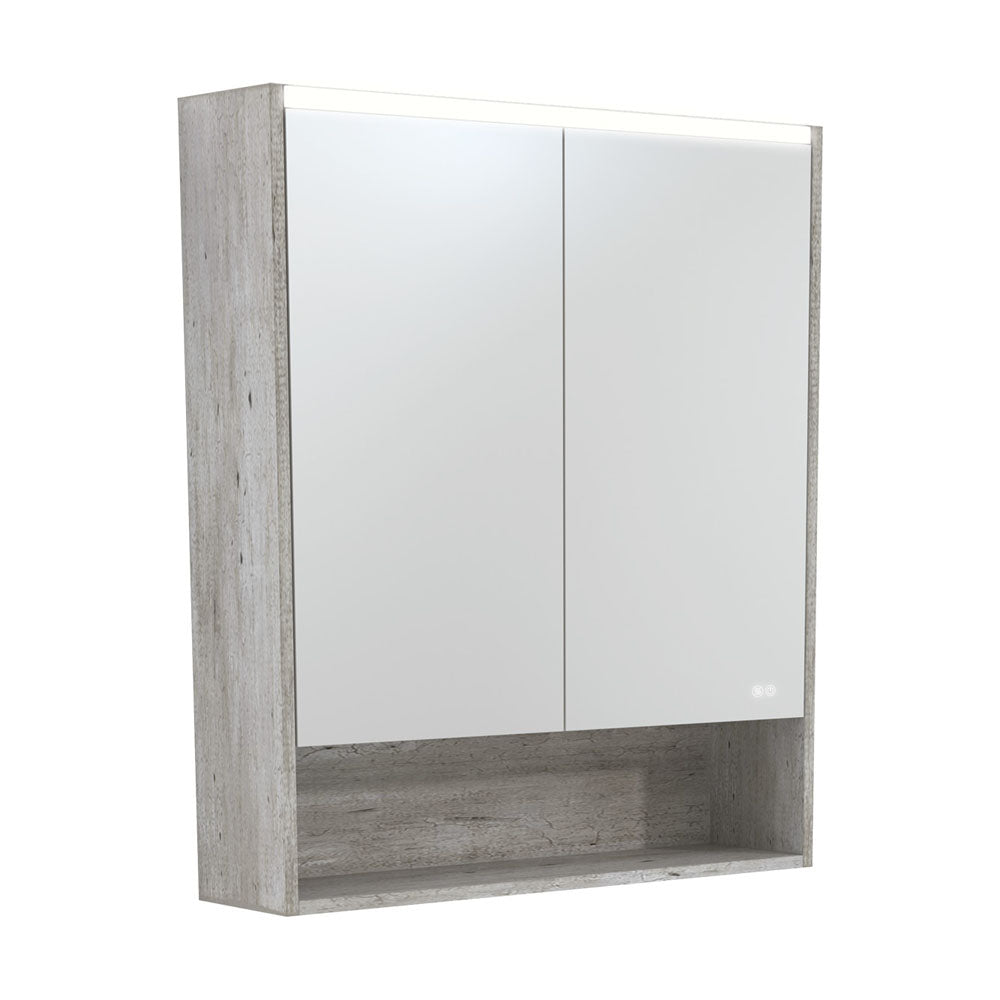 LED Mirror Cabinet with Display Shelf