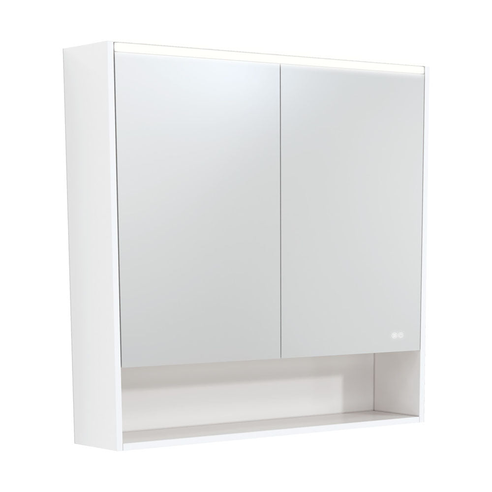 LED Mirror Cabinet with Display Shelf