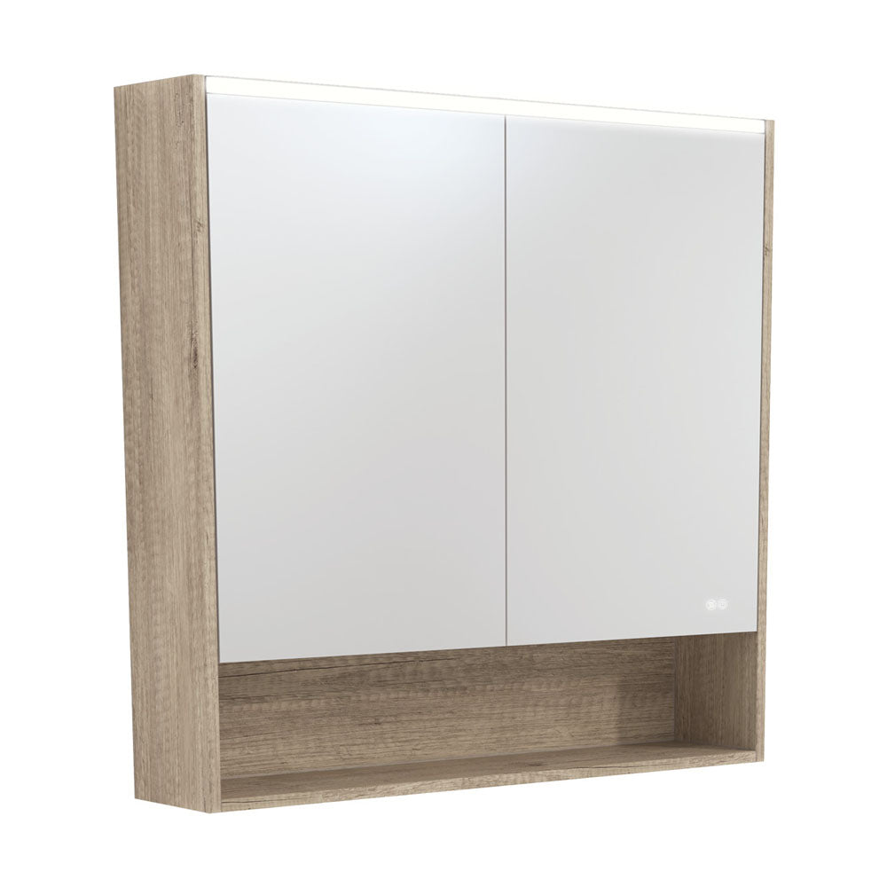 LED Mirror Cabinet with Display Shelf
