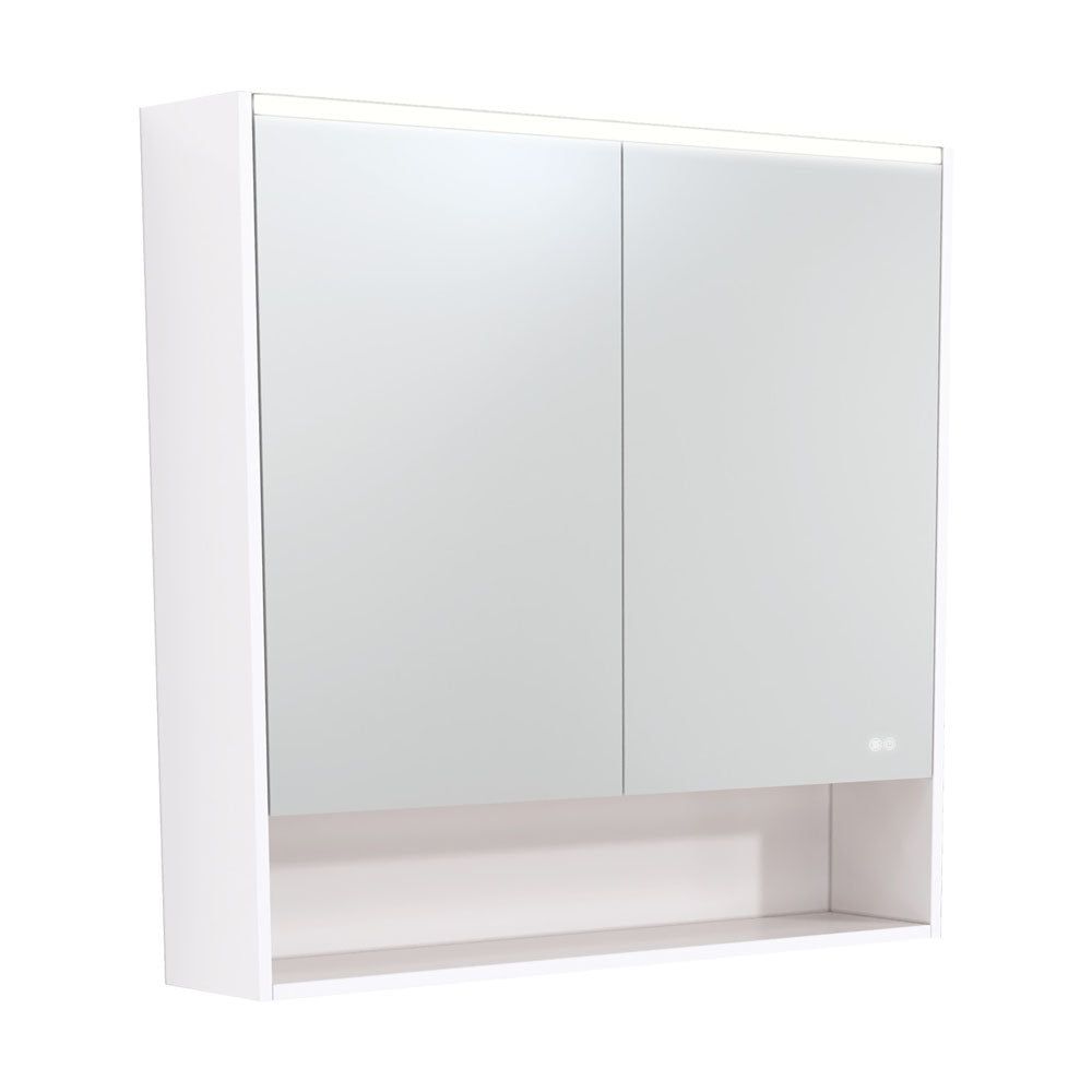 LED Mirror Cabinet with Display Shelf