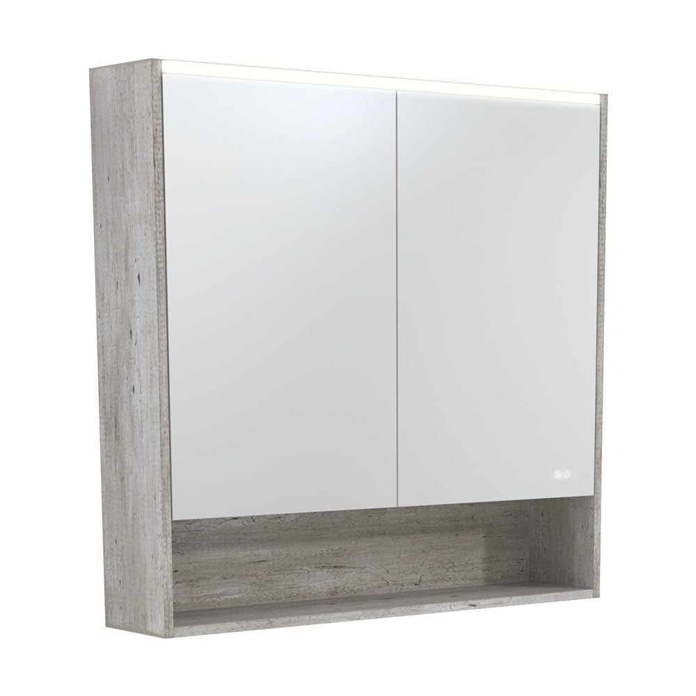 LED Mirror Cabinet with Display Shelf