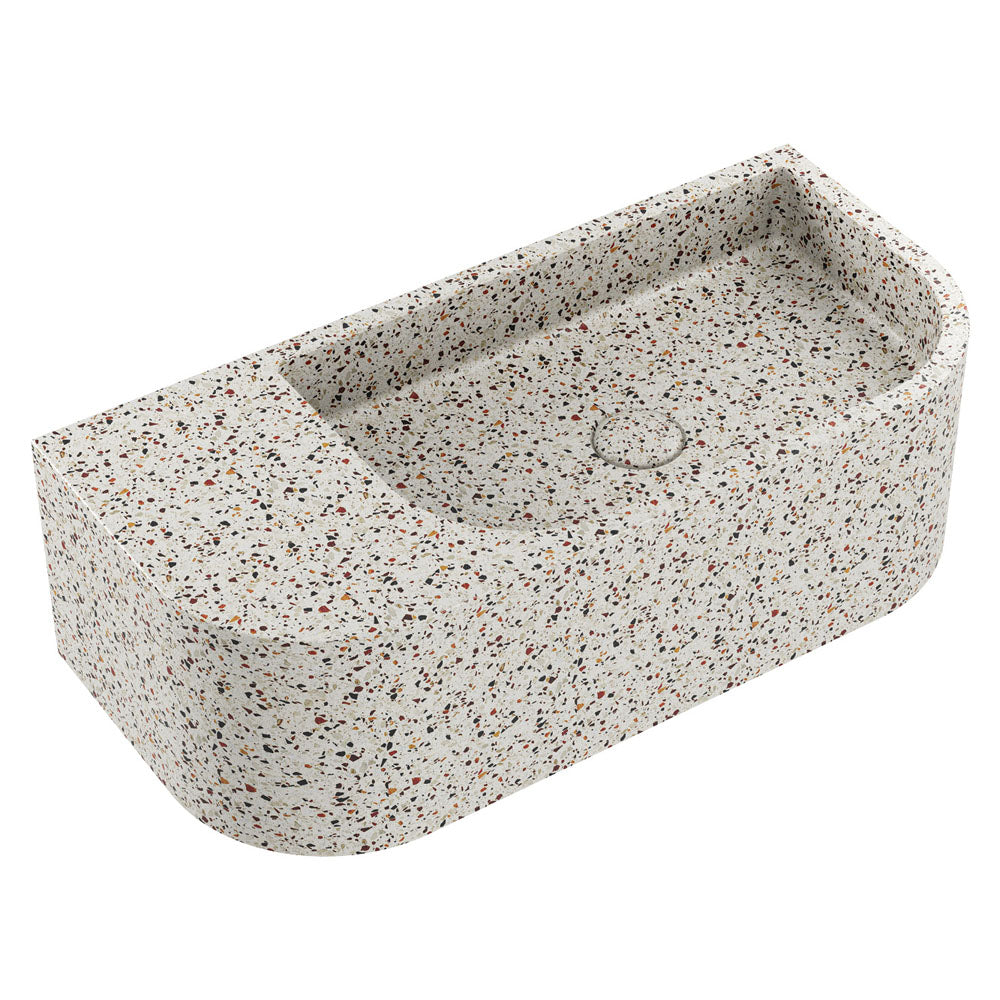 Blanca Concrete Wall Basin, Sage