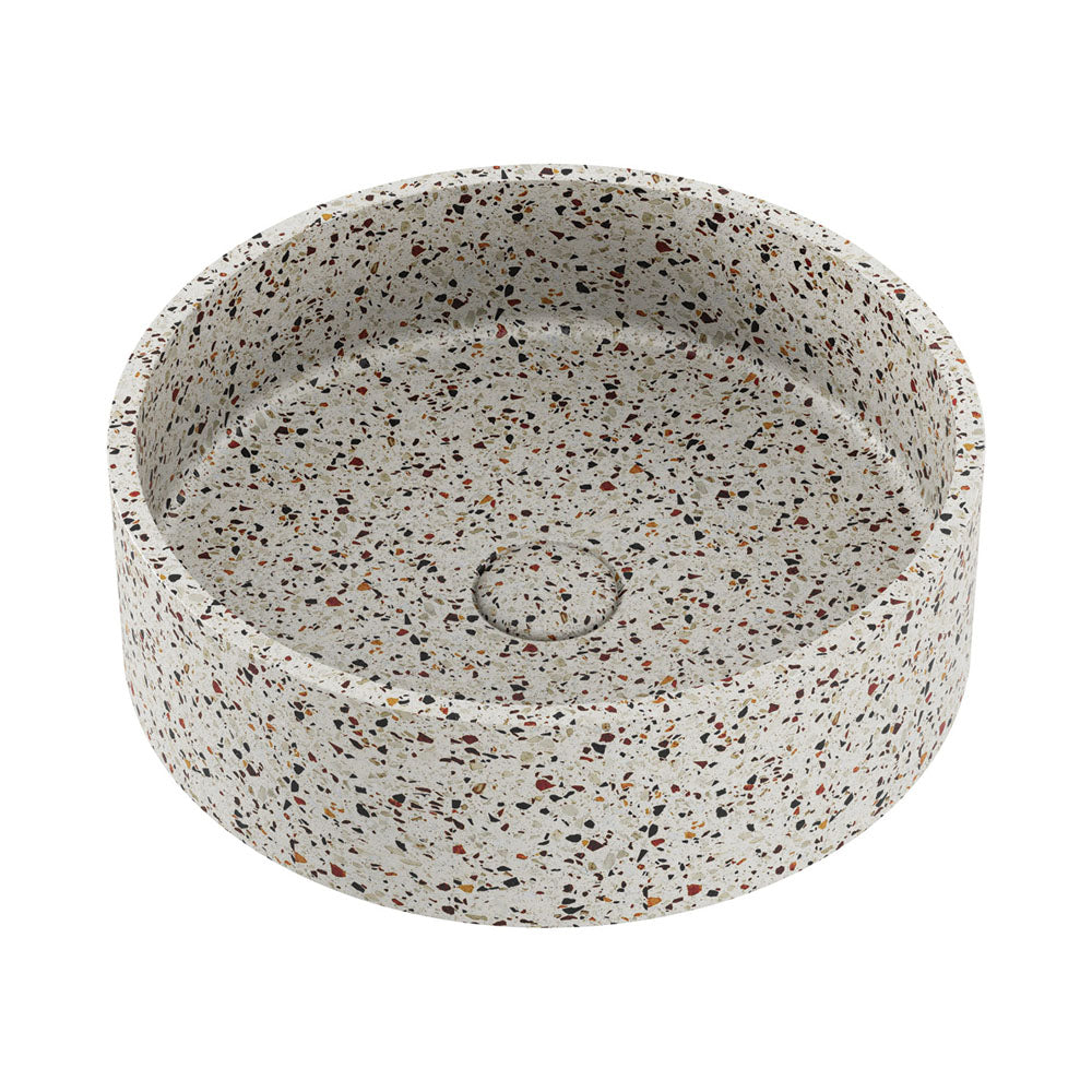 Jada Round Concrete Above Counter Basin, Sage