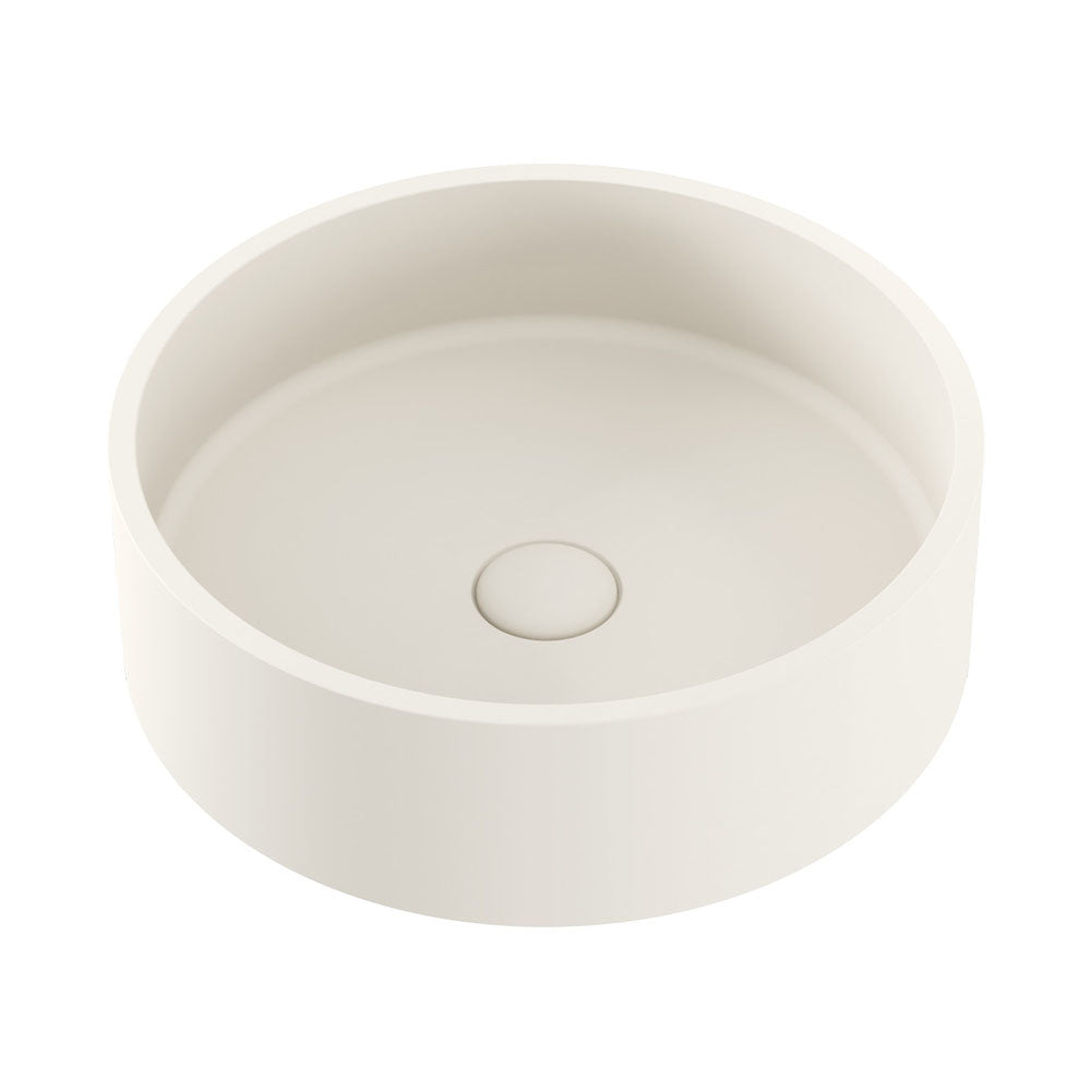 Jada Round Concrete Above Counter Basin, Sage