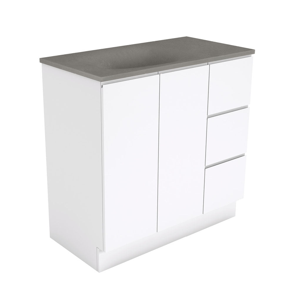 Satori Fingerpull Vanity - Left Drawer