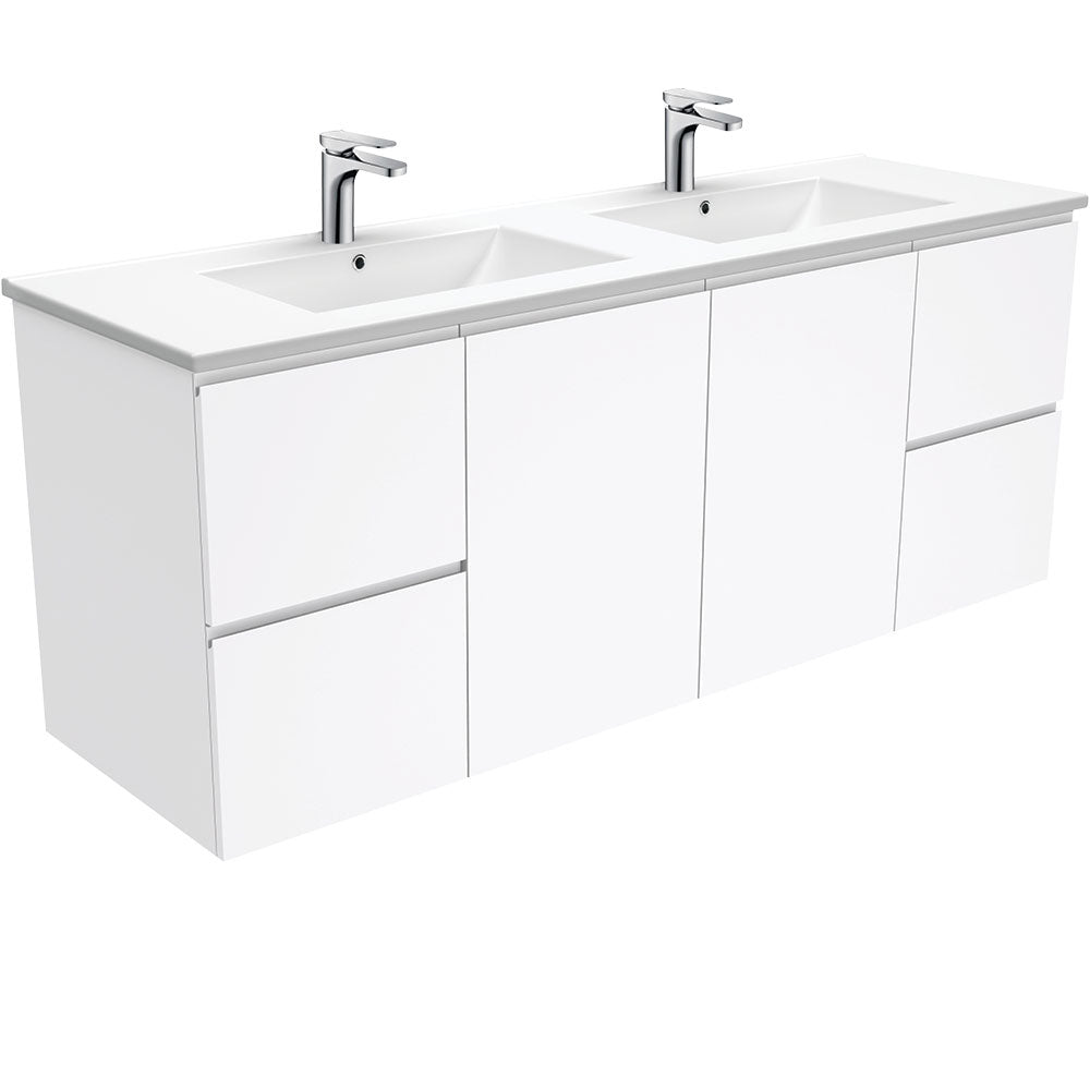 Dolce Fingerpull Vanity - Double Sink