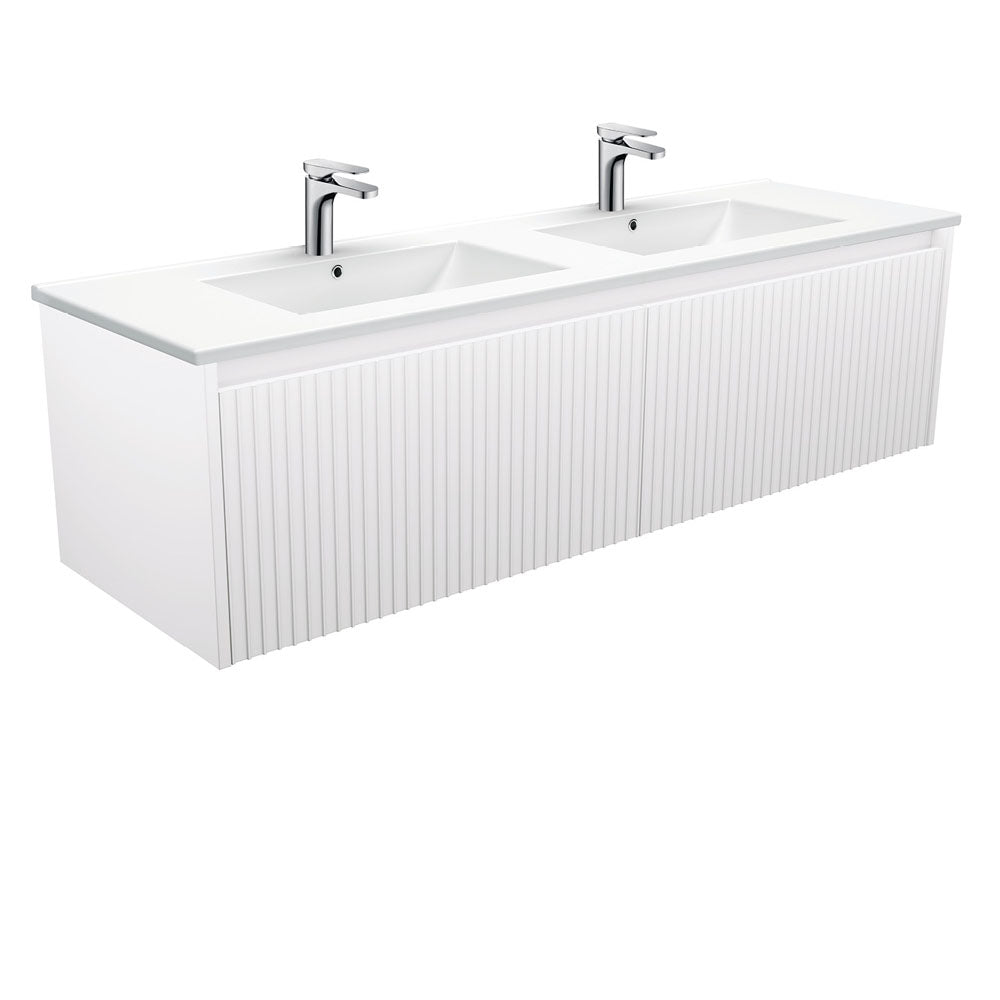 Dolce Alina Double Bowl Wall-Hung Vanity