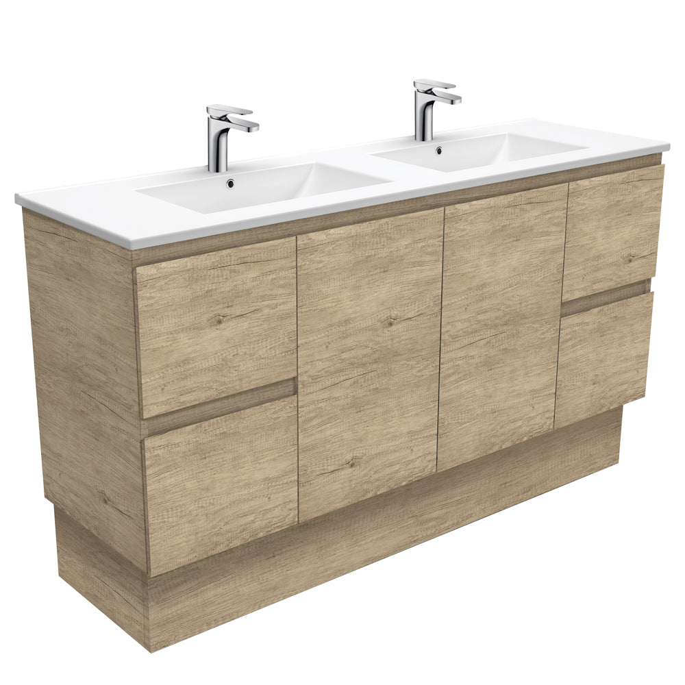 Dolce Edge 1500 Double Bowl Vanity