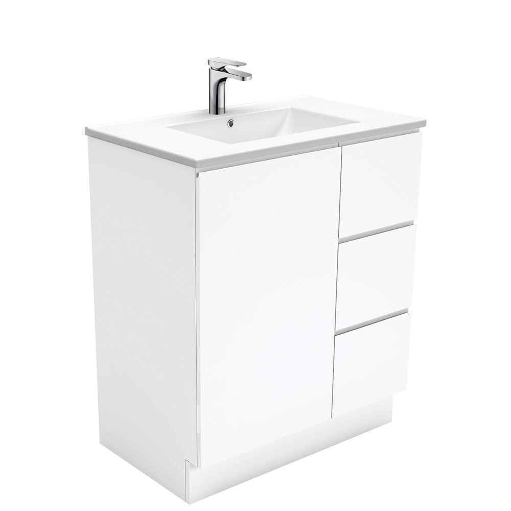 Dolce Fingerpull Vanity - Left Drawers
