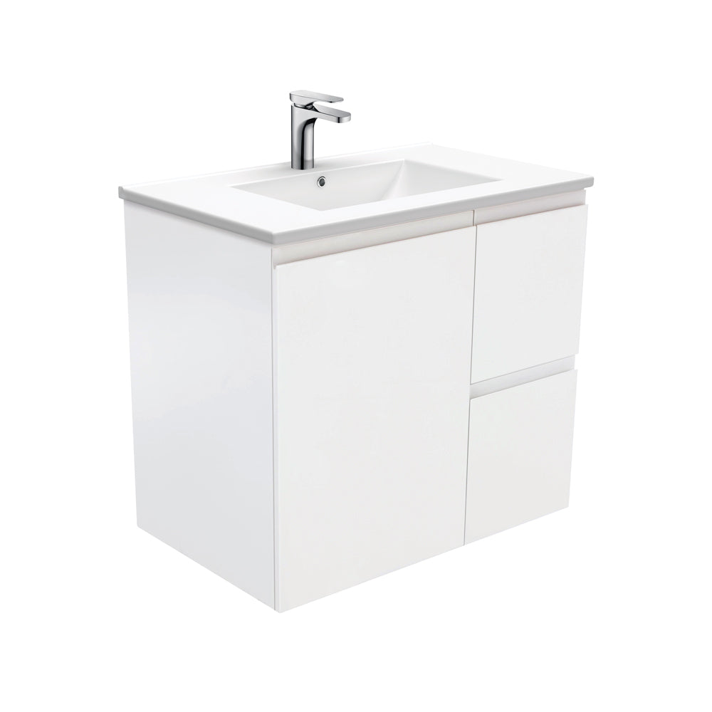 Dolce Fingerpull Vanity - Left Drawers