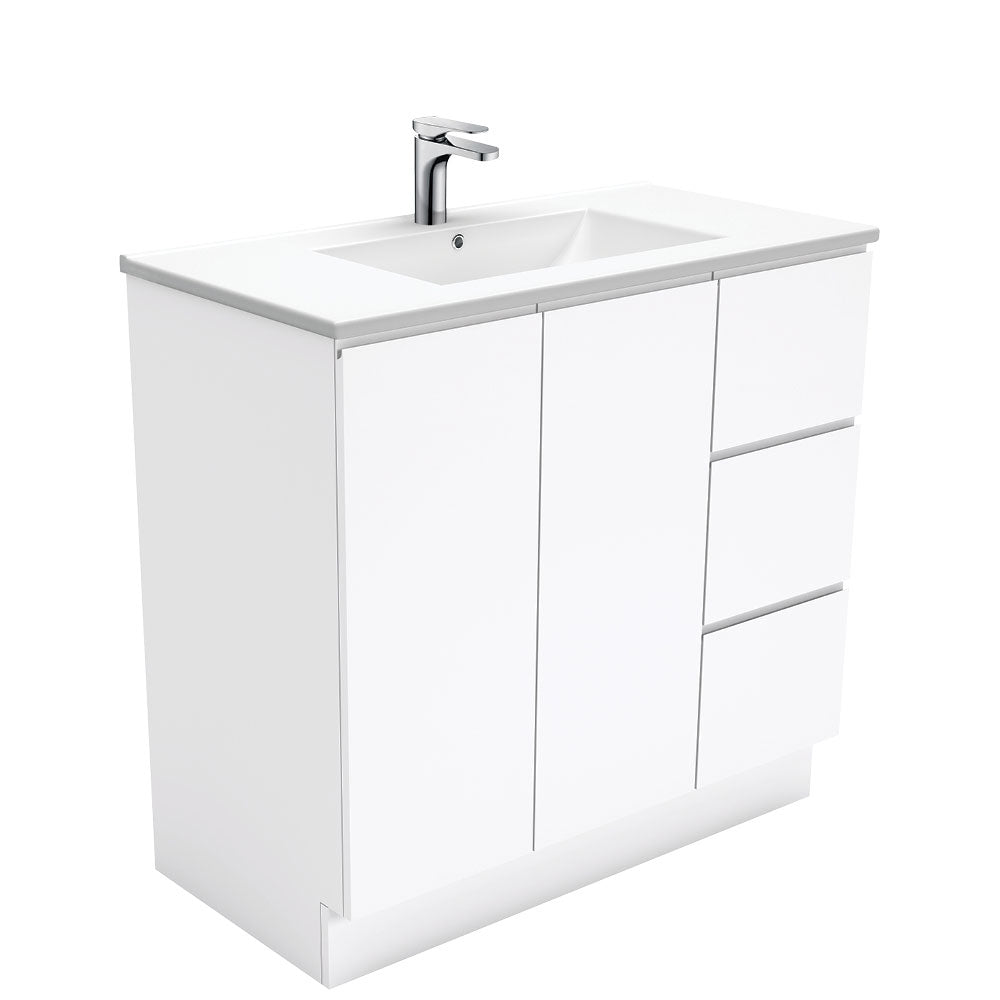 Dolce Fingerpull Vanity - Left Drawers