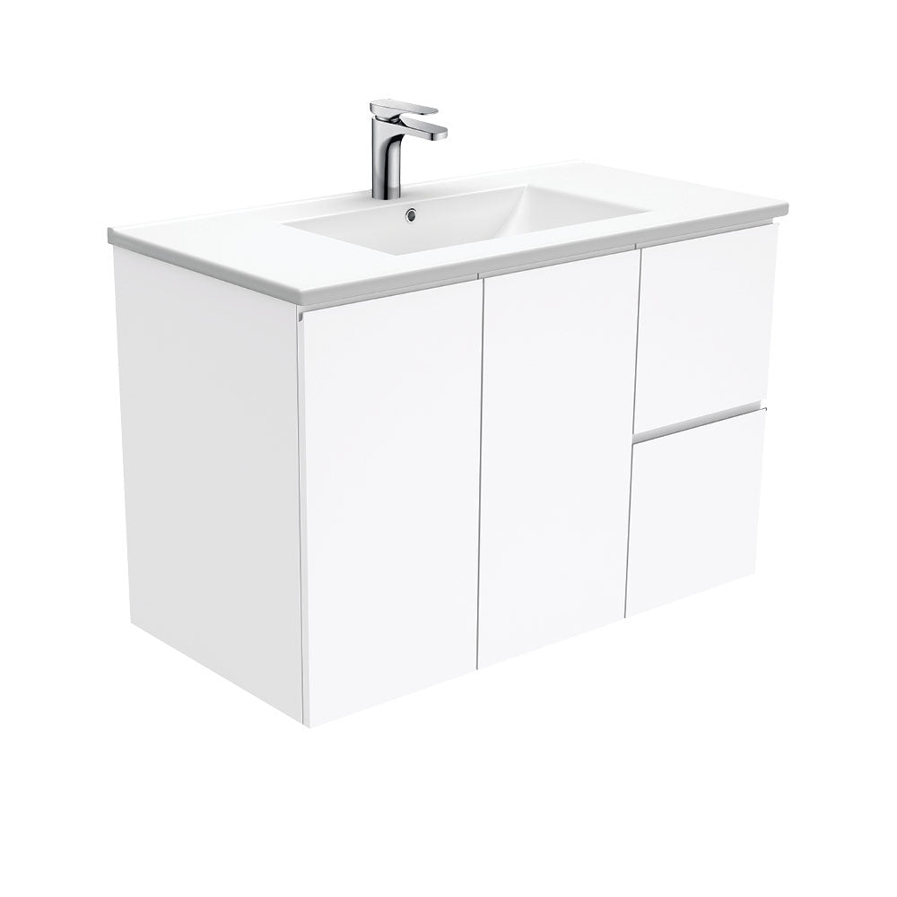 Dolce Fingerpull Vanity - Left Drawers