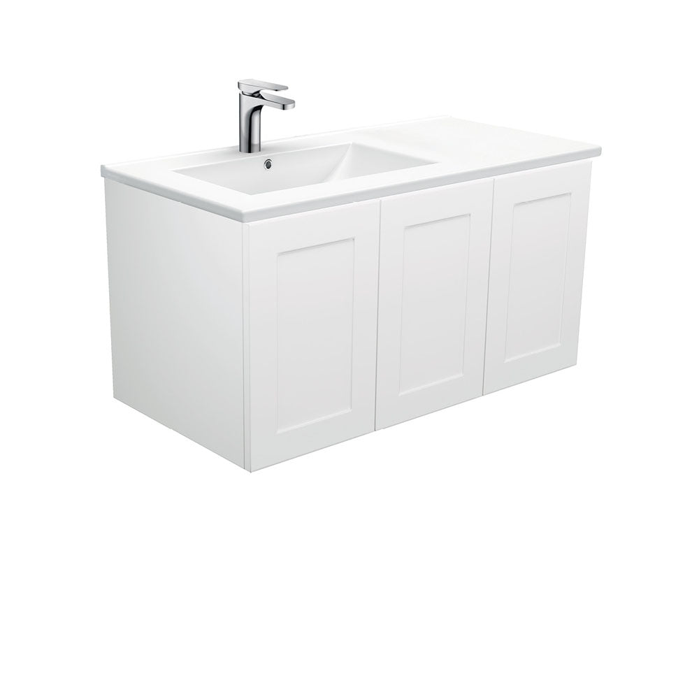Dolce Mila 900 Offset Wall-Hung Vanity