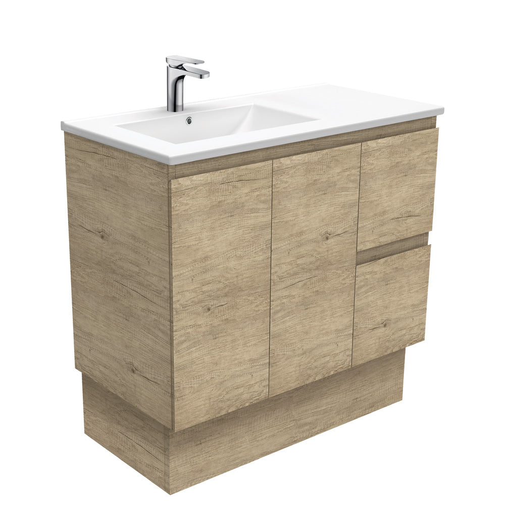 Dolce Edge Vanity - Left Basin