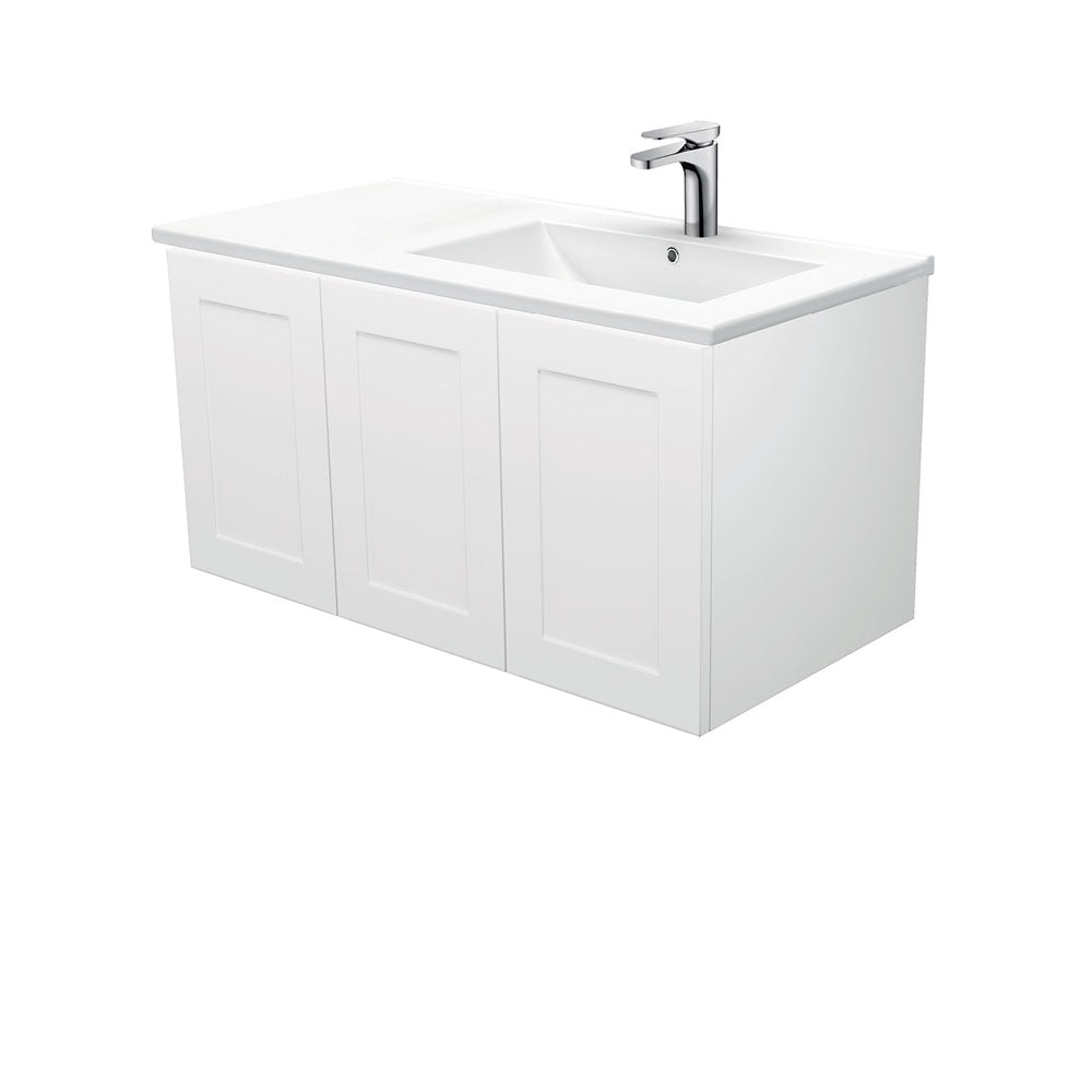 Dolce Mila 900 Offset Wall-Hung Vanity