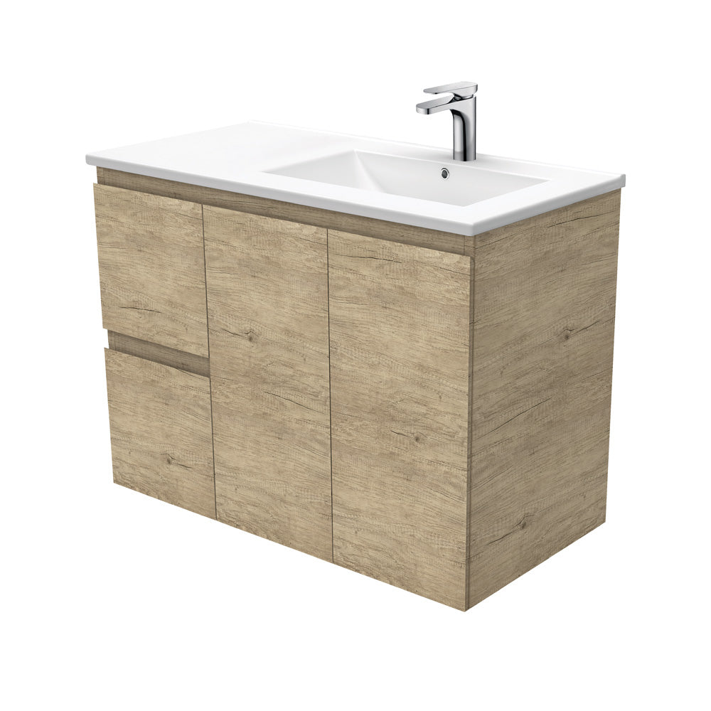 Dolce Edge Vanity - Left Basin