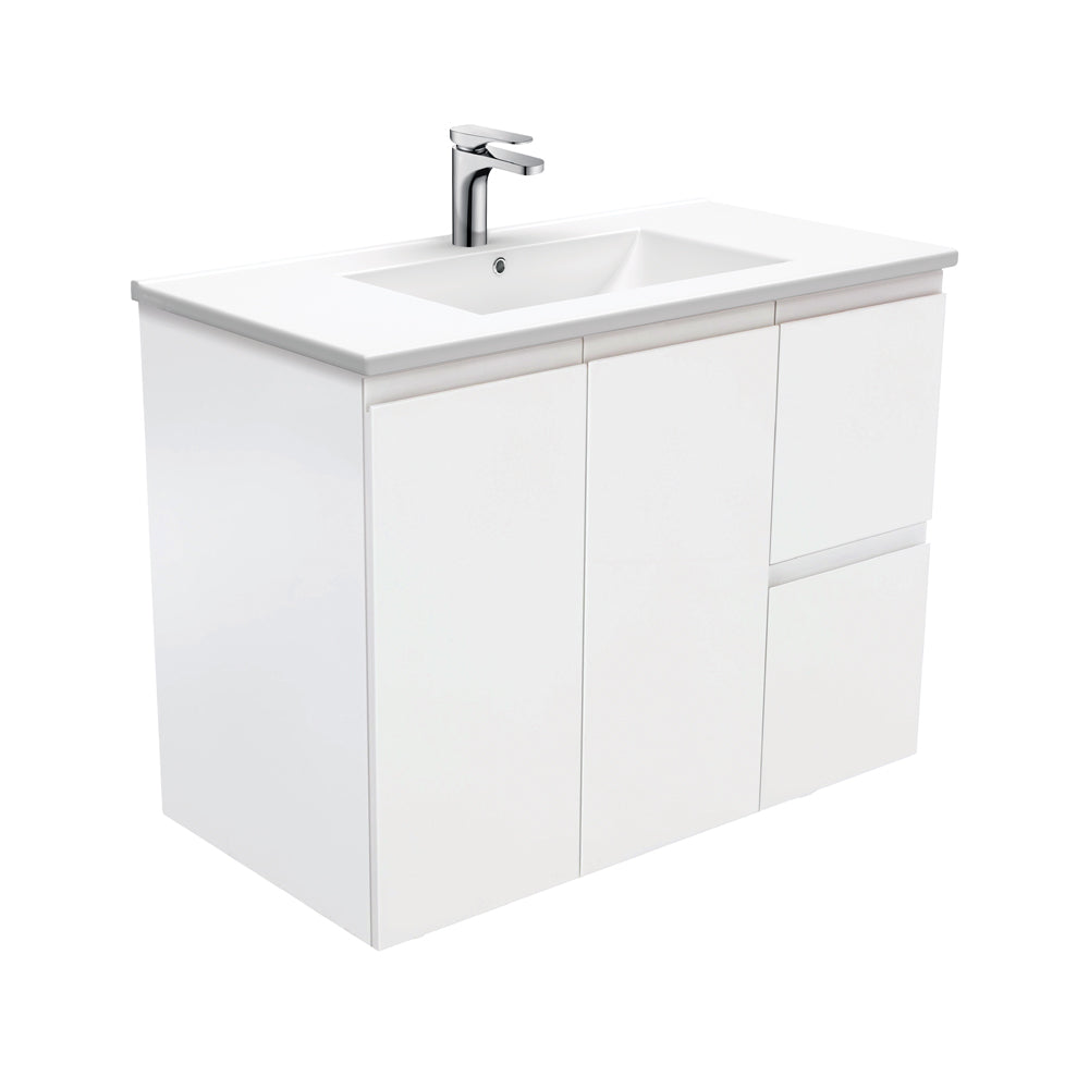 Dolce Fingerpull Vanity - Left Drawers