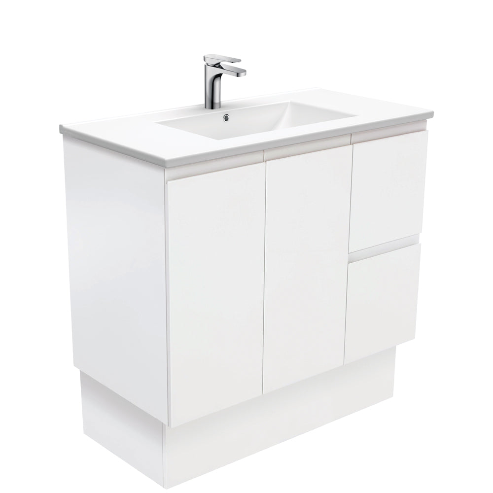 Dolce Fingerpull Vanity - Left Drawers