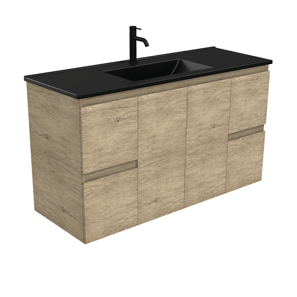 Dolce Matte Black Edge Vanity