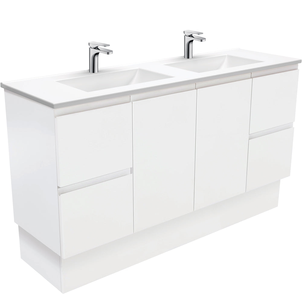 Vanessa Fingerpull 1500 Double Bowl Vanity
