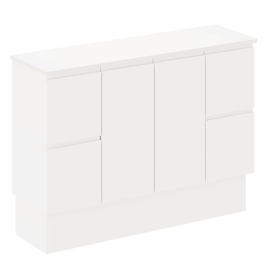 Siska 1200mm Ensuite Depth Cabinet on Kick