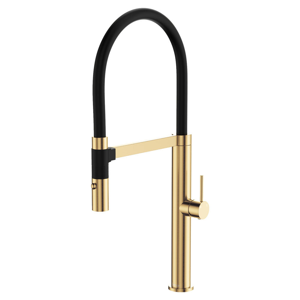Kaya Pull Down Sink Mixer, Brushed Copper