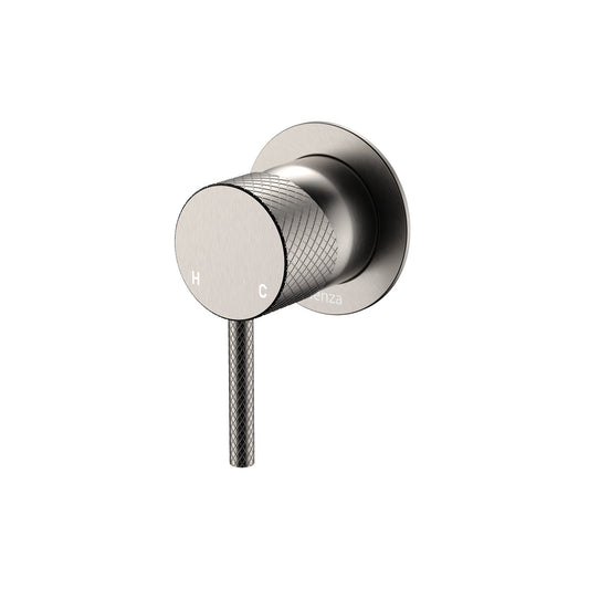 Axle Wall Mixer, Small Round Plate