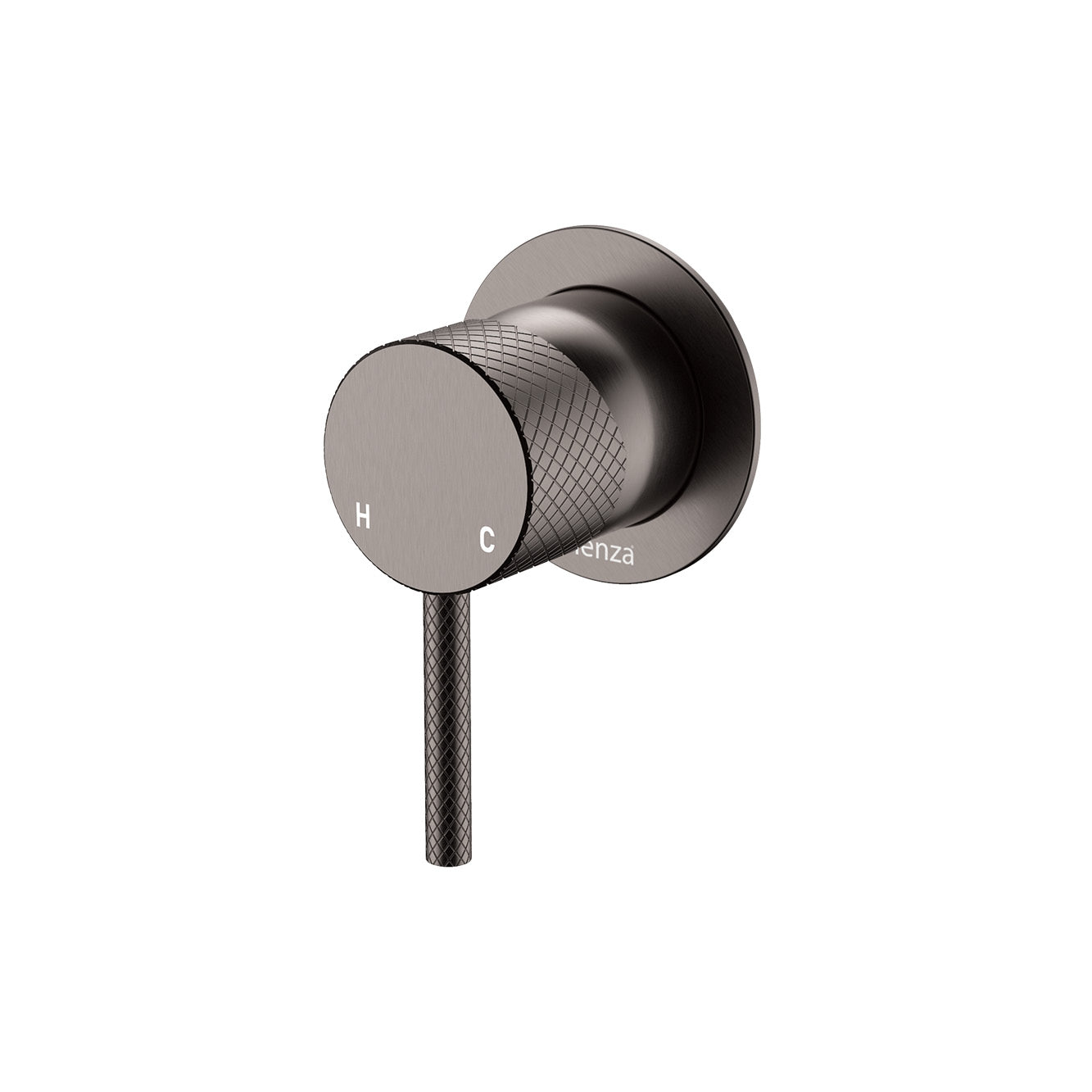Axle Wall Mixer, Small Round Plate